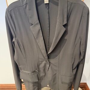 Eddie Bauer Departure Black Single-Button Blazer